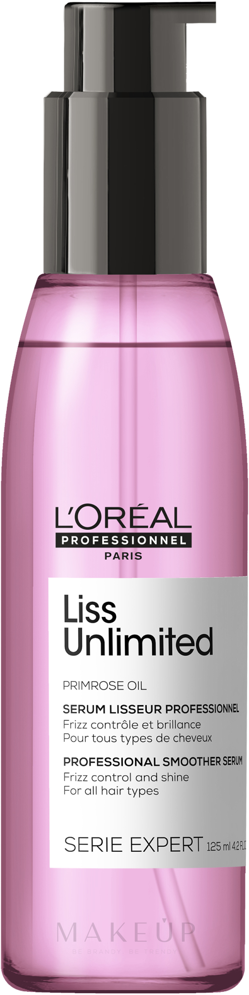 Glättendes Trockenöl für das Haar mit Thermoschutz - L'Oreal Professionnel Liss Unlimited Blow-Dry Oil — Bild 125 ml NEW