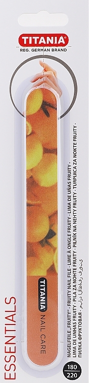 Nagelfeile Orange - Titania Nail File Fruity — Bild N1