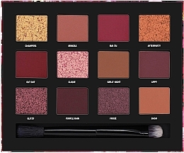 Lidschatten-Palette - W7 Let's Party With Vickaboo Pressed Pigment Palette — Bild N2