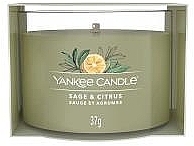 Duftkerze im Miniglas - Yankee Candle Sage & Citrus Mini — Bild N1