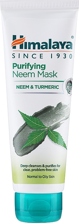 Gesichtsreinigungsmaske mit Neem und Kurkuma - Himalaya Herbals Neem Mask