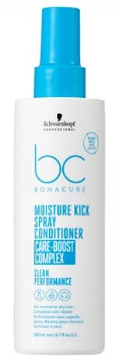 Feuchtigkeitsspendender Spray-Conditioner für trockenes und normales Haar - Schwarzkopf Professional BC Moisture Kick Spray Conditioner Care-boost Complex — Bild N1