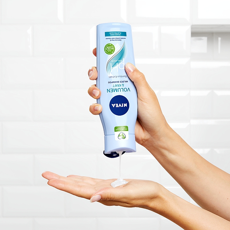 Pflegeshampoo "Volumen & Kraft" - NIVEA Hair Care Volume Sensation Shampoo — Bild N4
