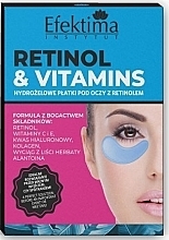 Düfte, Parfümerie und Kosmetik Hydrogel-Augenpads  - Efektima Instytut Retinol & Vitamins Hydrogel Eye Pads With Retinol