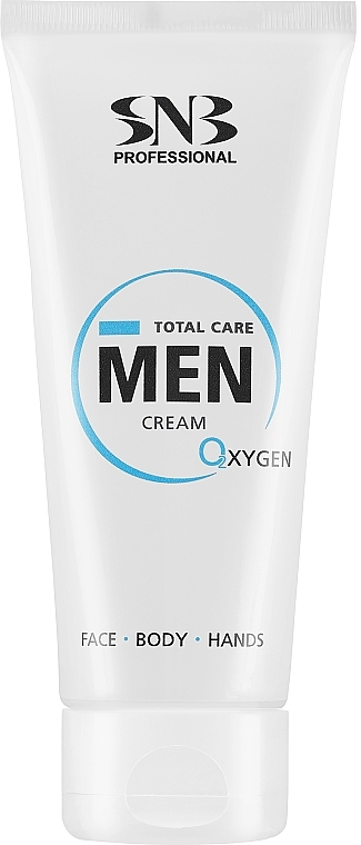 Feuchtigkeitsspendende und beruhigende Creme für Gesicht und Körper - SNB Professional Total Care Men Cream Oxygen  — Bild N1