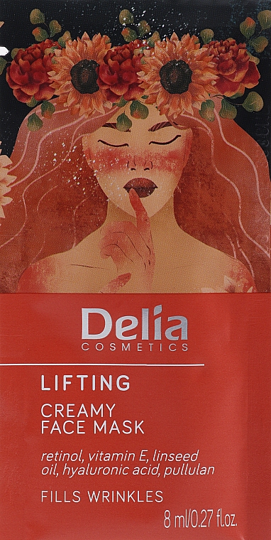 Creme-Gesichtsmaske mit Lifting-Effekt - Delia Cosmetics Lifting Creamy Face Mask — Bild N1