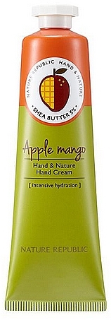 Feuchtigkeitsspendende Handcreme - Nature Republic Hand and Nature Hand Cream Mango — Bild N1