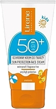 Sonnenschutzcreme für Kinder SPF 50 - Lirene Kids Sun Protection Face Cream SPF 50  — Bild N1