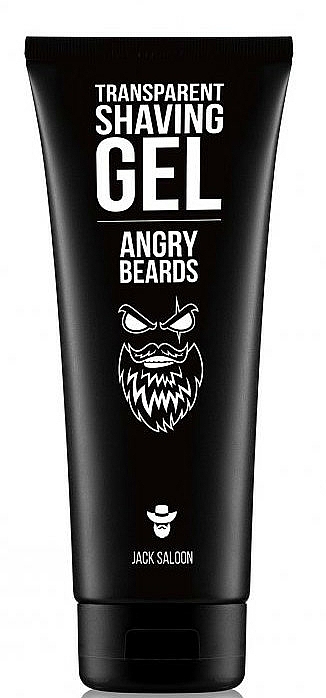 Transparentes und nicht schäumendes Rasiergel - Angry Beards Transparent Shaving Gel Jack Saloon — Bild N1