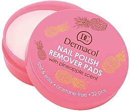 Düfte, Parfümerie und Kosmetik Nagellack-Entfernungspads mit Ananasduft - Dermacol Nail Polish Remover Pads