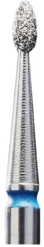 Diamantfräser Niere scharf blau Durchmesser 1,8 mm Arbeitsteil 4 mm - Staleks Pro — Bild 1 St.