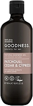 Duschgel für Männer - Baylis & Harding Goodness Natural Shower Gel Patchouli Cedar And Cypress — Bild N1