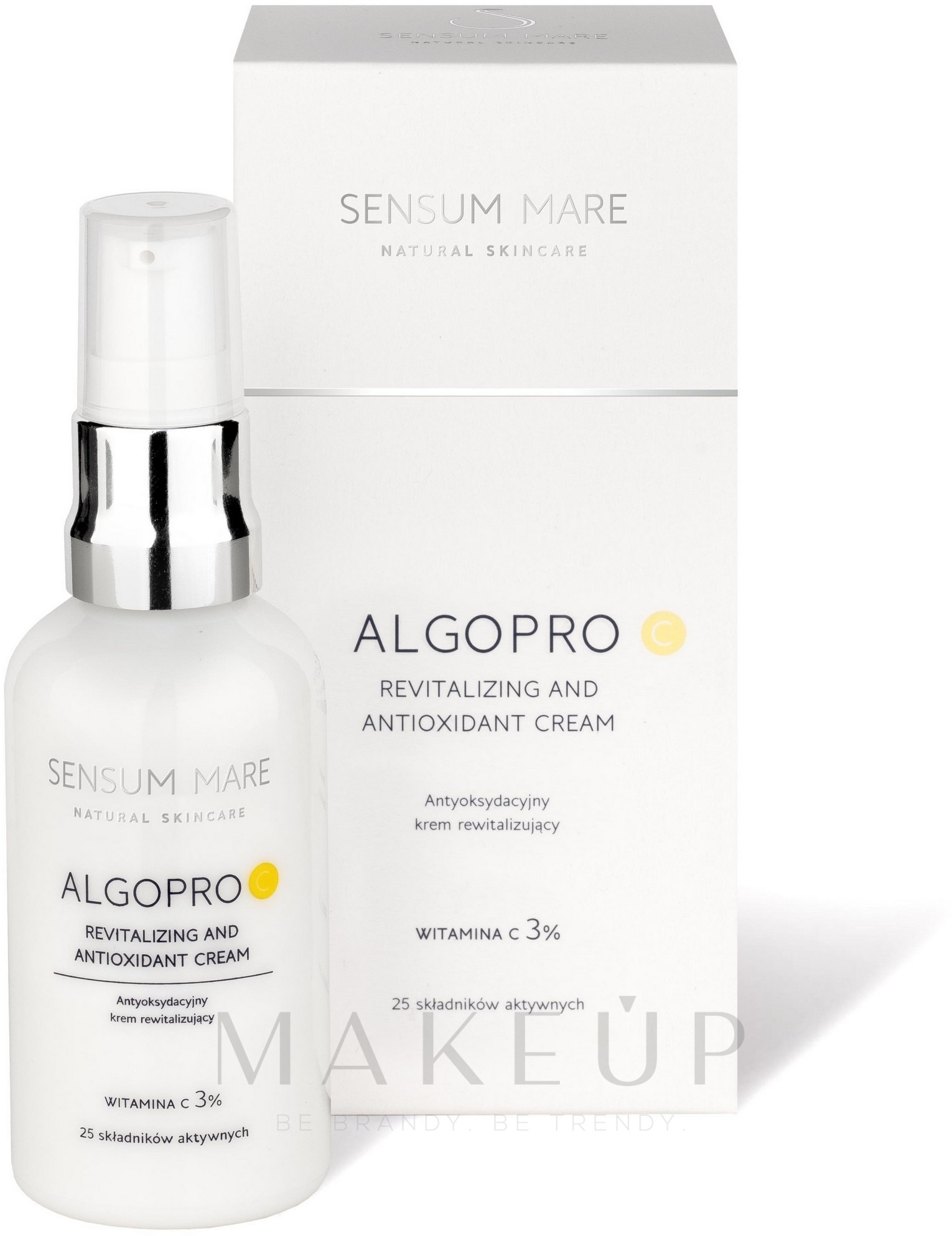 Regenerierende Creme mit Vitamin C 3% - Sensum Mare Algopro C Revitalizing And Antioxidant Cream — Bild 50 ml