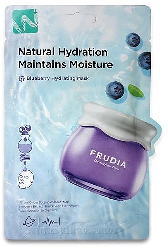 Feuchtigkeitstuchmaske Heidelbeere - Frudia Blueberry Hydrating Mask — Bild N1