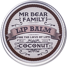 Düfte, Parfümerie und Kosmetik Lippenbalsam - Mr. Bear Family Lip Balm Coconut