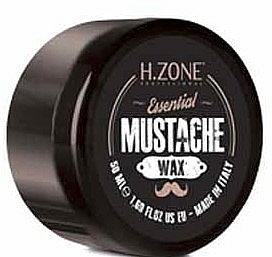 Bart- und Schnurrbartwachs mit angenehm hölzener Duftnote - H.Zone Essential Beard Mustache Wax — Bild N1