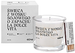 Düfte, Parfümerie und Kosmetik Soja-Duftkerze im Glas La Dolce Vita - Auna Soya Candle La Dolce Vita