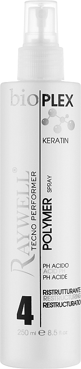 Haarspray - Raywell Bio Plex Acid pH Restructurive Polymer Spray — Bild N1
