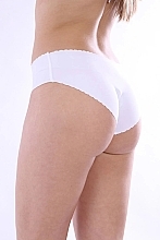 Damenhöschen Midi-Bikini weiß - Moraj — Bild N3