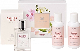 Düfte, Parfümerie und Kosmetik Acca Kappa Sakura Tokyo - Duftset (Eau de Parfum 50ml + Duschgel 100ml + Körperlotion 100ml)