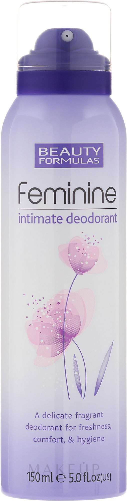 Deospray für die Intimhygiene - Beauty Formulas Feminine Intimate Deodorant — Bild 150 ml