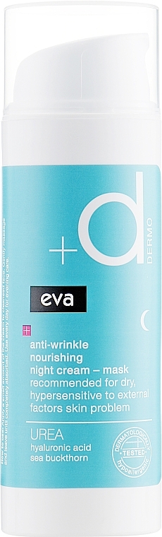 Nährende Anti-Falten-Crememaske für empfindliche Haut - Eva Dermo  — Bild N1
