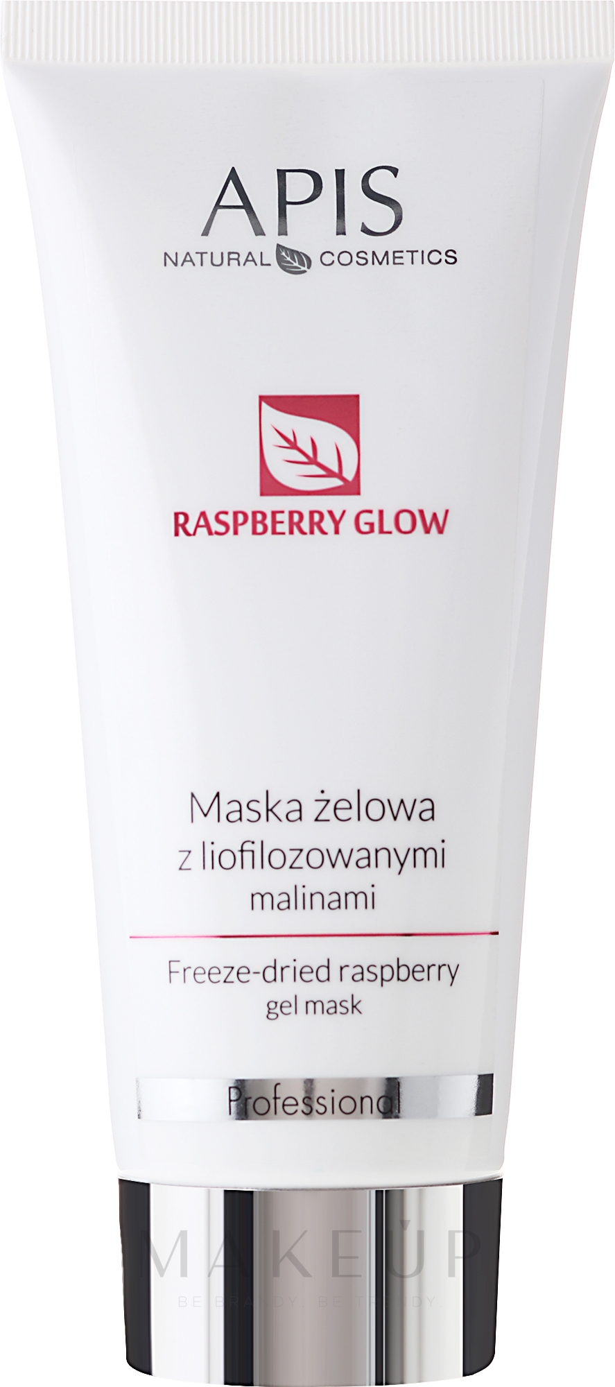 Gesichtsmaske mit gefriergetrockneter Himbeere - Apis Professional Raspberry Glow Freeze-Dried Rasberry Gel Mask — Bild 200 ml