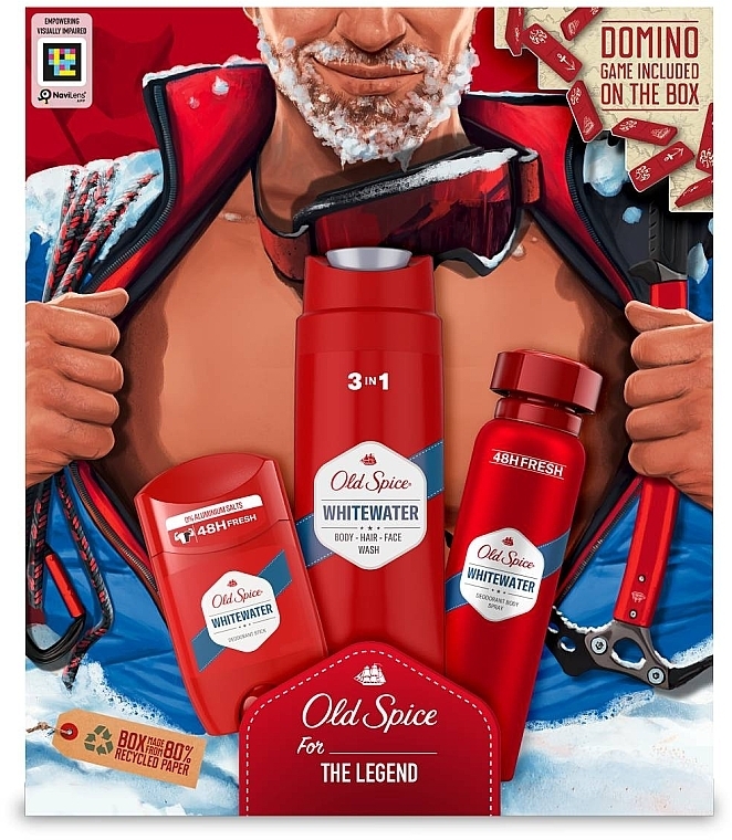 Set - Old Spice The Legend (spray/150ml + sh/gel/250ml + stick/50ml) — Bild N1