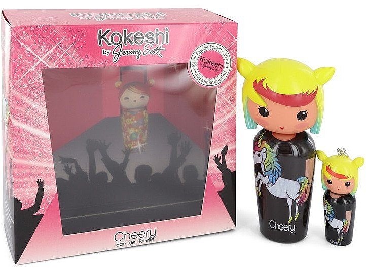 Kokeshi Parfums Cheery by Jeremy Scott - Duftset (Eau de Toilette 50ml + Eau de Toilette Mini 5ml)  — Bild N1