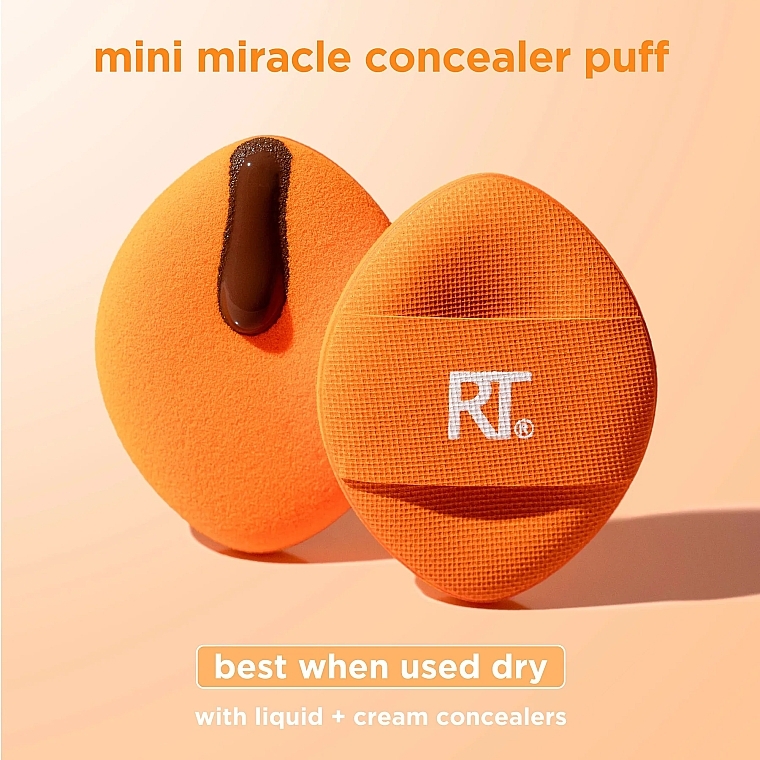 Real Techniques Mini Miracle Concealer Puff  - Make-up-Schwamm-Set 6 St. — Bild N8