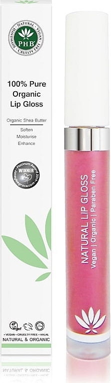 Lipgloss - PHB Ethical Beauty 100% Pure Organic Lip Gloss — Bild N1