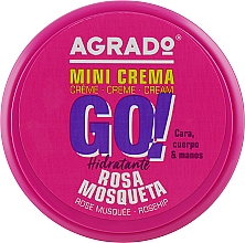 Düfte, Parfümerie und Kosmetik Feuchtigkeitsspendende Universalcreme mit Hagebutte - Agrado Mini Cream Go!