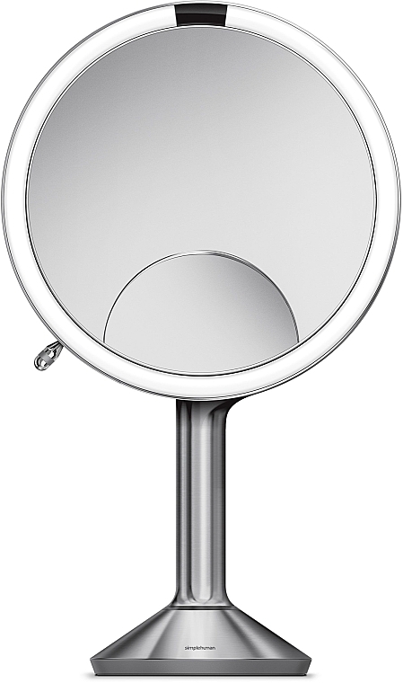 Rundspiegel 20 cm silbern - Simplehuman Sensor Touch Control Trio Mirror — Bild N2