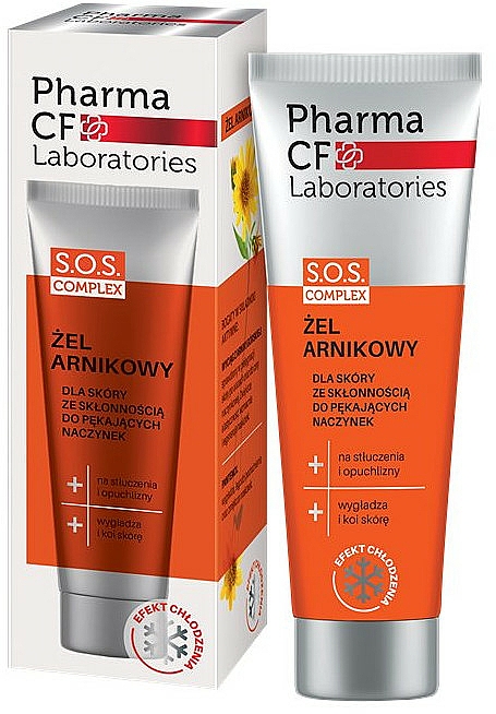 Anti-Couperose Körpergel mit Arnika - Pharma CF S.O.S. Complex Gel — Bild N1