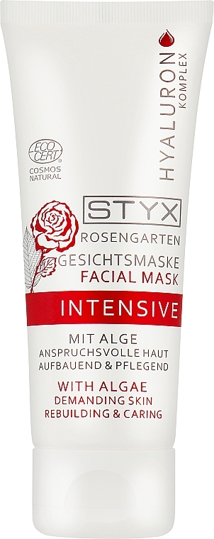 Intensiv aufbauende und pflegende Gesichtsmaske mit Alge - Styx Naturcosmetic Rose Garden Intensive Facial Mask — Bild N1