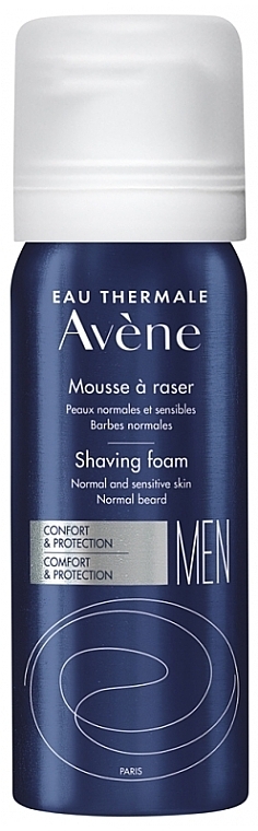 Rasierschaum für normale und empfindliche Haut - Avene Homme Comfort & Protection Shaving Foam — Bild N1
