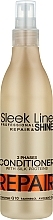 Düfte, Parfümerie und Kosmetik Zweiphasige reparierende Haarspülung ohne Ausspülen - Stapiz Sleek Line Repair Two-Phases Conditioner