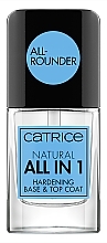 Düfte, Parfümerie und Kosmetik All in one Unterlack, Überlack und Nagelhärter - Catrice Natural All in 1 Hardening Base &Top Coat