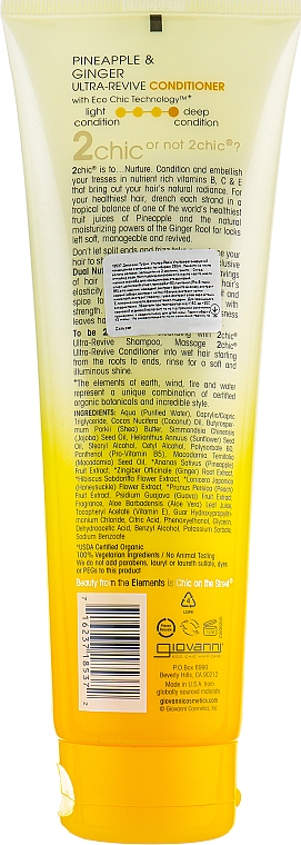 Conditioner - Giovanni Conditioner 2Chic Ultra-Revive Dry or Unruly Hair — Bild N2