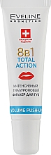 Düfte, Parfümerie und Kosmetik 8in1 Intensiver Lippenfüller mit Kollagen und hyaluronischer - Eveline Total Action Intense Hyaluronic 8 in 1