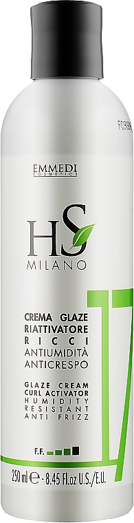 Creme für lockiges Haar - HS Milano Glaze Cream Curl Activator — Bild N1