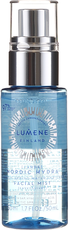 GESCHENK! Feuchtigkeitsspendendes und erfrischendes Gesichtsspray - Lumene Lahde [Spring Water] Pure Arctic Hydration Spring Water Mist — Bild N1