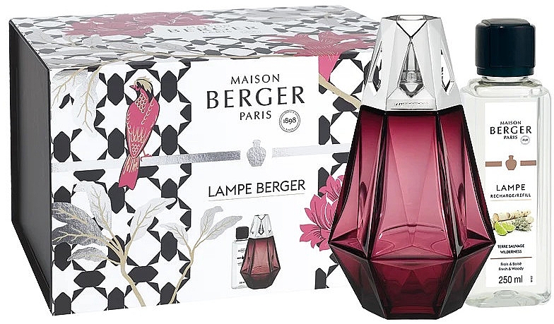 Set - Maison Berger Wilderness Prisme Granat (lamp + refill/250ml) — Bild N1