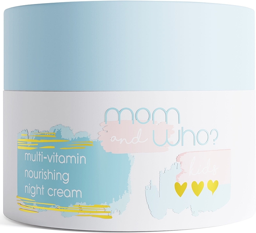 Multivitamin-Nachtcreme für Kinder - Mom And Who Kids Multi-Vitamin Night Cream  — Bild N1