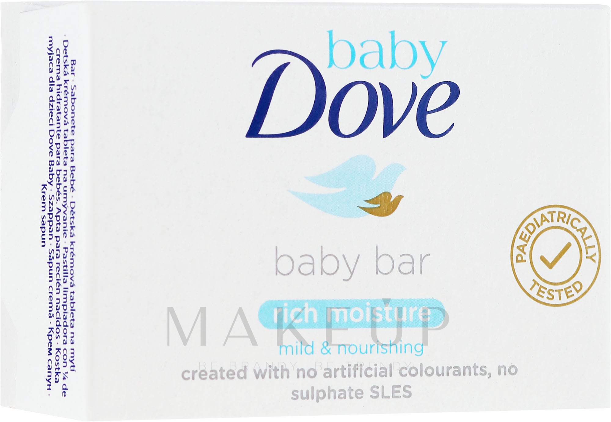 Sanfte feuchtigkeitsspendende und pflegende Seife für Kinder und Babys - Dove Baby Bar Rich Moisture — Bild 75 g