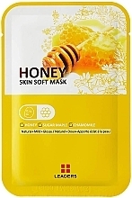 Düfte, Parfümerie und Kosmetik Feuchtigkeitsspendende Tuchmaske für das Gesicht mit Honig, Zuckerahorn und Kamillenextrakt - Leaders Labotica Skin Soft Mask Honey