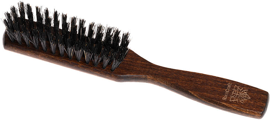Bartbürste aus Holz dunkel - RareCraft — Bild N1