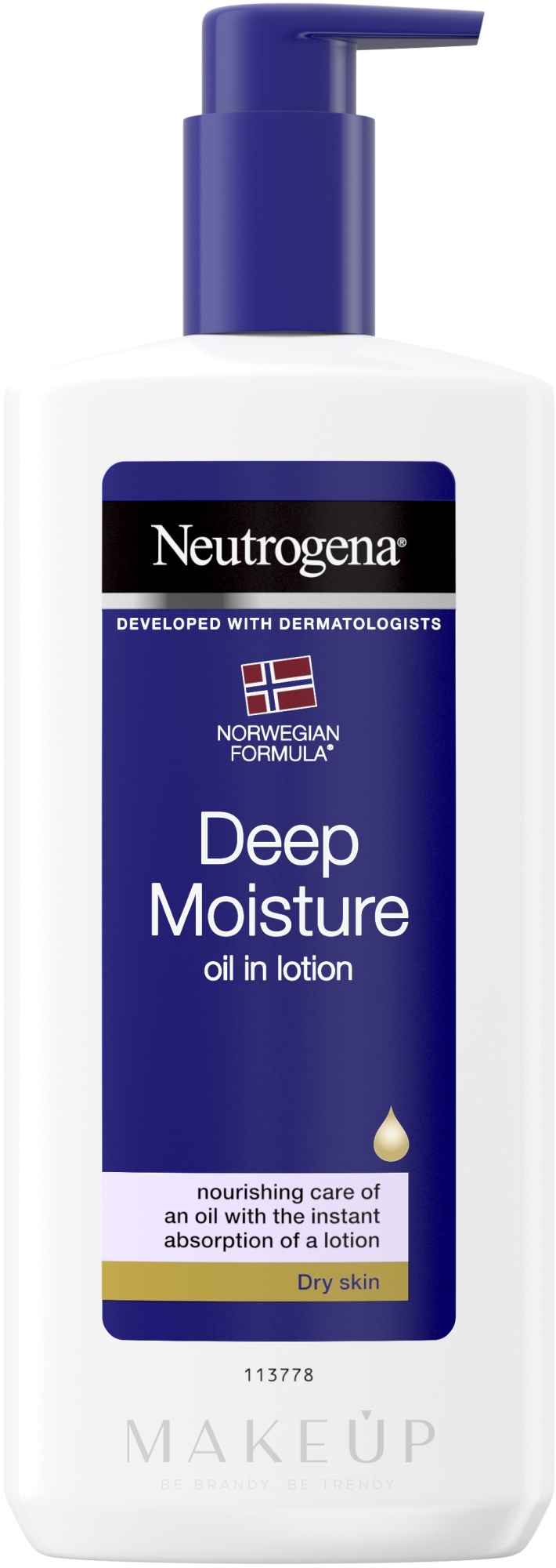 Straffende Emulsion für den Körper - Neutrogena Deep Moisture Creamy Oil — Bild 400 ml