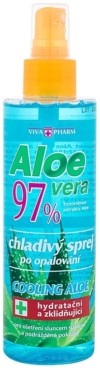 Beruhigendes Aloe Vera-Spray - Vivaco Vivapharm Aloe Vera 97% Cooling Spray — Bild N1