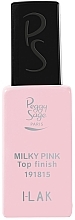 Düfte, Parfümerie und Kosmetik Nagelüberlack - Peggy Sage Top Finish Milky Pink I-Lak